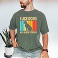 I Like Dogs And Maybe 3 People Introvert Men's Comfort Colors T-Shirt Moss I Like Dogs And Maybe 3 People Introvert Men's Comfort Colors T-Shirt Moss