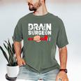 Drain Surgeon Plumber Job Professional Dad Men Men's Comfort Colors T-Shirt Moss Drain Surgeon Plumber Job Professional Dad Men Men's Comfort Colors T-Shirt Moss