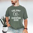 Egg Hunt Champion 2025 First Time Dad Pregnancy Reveal Men's Comfort Colors T-Shirt Moss