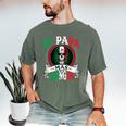 El Papa Mas Chingon Mexican Dad Husband Regalo Flag Men's Comfort Colors T-Shirt Moss