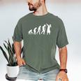 Evolution Of Dab Dabbing Dabbin' Graduation School T-Shirt Men's Comfort Colors T-Shirt Moss