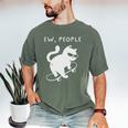Ew People Cat Skateboard Introvert Sarcastic Humor Men's Comfort Colors T-Shirt Moss Ew People Cat Skateboard Introvert Sarcastic Humor Men's Comfort Colors T-Shirt Moss