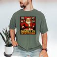 Family Christmas Retro Santa Holiday Nostalgia Vibes Men's Comfort Colors T-Shirt Moss