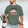 Felinetrovert CAT Lover Kitten CATS Funny Meme Introvert Pet Men's Comfort Colors T-Shirt Moss