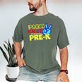 First Day Of School Shirt Peace Out Pre-K Graduation Kids So Men's Comfort Colors T-Shirt Moss
