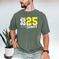 Football Senior Night Football Senior 2025 Graduation 55 Men's Comfort Colors T-Shirt Moss