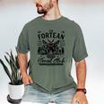 Fortean Social Club Bigfoot Mothman Alien Cryptid Introvert Men's Comfort Colors T-Shirt Moss Fortean Social Club Bigfoot Mothman Alien Cryptid Introvert Men's Comfort Colors T-Shirt Moss