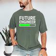 Future Engineer Loading Bar Cool Graduation Men's Comfort Colors T-Shirt Moss