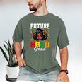 Future HBCU Grad Girl HBCU Toddler Kids Graduation Men's Comfort Colors T-Shirt Moss