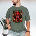 Future HBCU Grad History Girl Graduation HBCU Men's Comfort Colors T-Shirt Moss