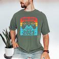 Game Over Class Of 2023 Shirt Students Graduation Men's Comfort Colors T-Shirt Moss