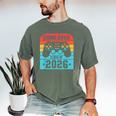 Game Over Class Of 2026 Shirt Students Last Day Graduation Men's Comfort Colors T-Shirt Moss
