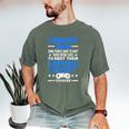 Gamer Video Games Gaming Dad Gaming Men's Comfort Colors T-Shirt Moss