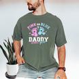 Gender Reveal Daddy Dad Men's Comfort Colors T-Shirt Moss