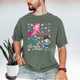 Gender Reveal Party Shirt Mermaid Or Pirate Dad Wants Pirate Men's Comfort Colors T-Shirt Moss