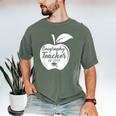 Geography Teacher Est 2018 School Graduation T Shirt Men's Comfort Colors T-Shirt Moss