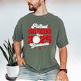 Girlfriend Of a 2025 Graduate Prom Graduation 25 VolleyBall Men's Comfort Colors T-Shirt Moss