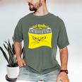 Go Away I'm Introverting Antisocial Shy Introvert Men's Comfort Colors T-Shirt Moss