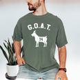 GOAT Number 14 Greatest Of All Time Dad Joke Men's Comfort Colors T-Shirt Moss