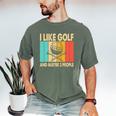 I Like Golf And Maybe 3 People Introvert Men's Comfort Colors T-Shirt Moss I Like Golf And Maybe 3 People Introvert Men's Comfort Colors T-Shirt Moss
