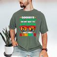 Goodbye 1st Grade First Summer Graduation Last Day Boys Men's Comfort Colors T-Shirt Moss