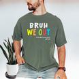 Goodbye Kindergarten Hello 1st Grade Kindergarten Graduation Men's Comfort Colors T-Shirt Moss