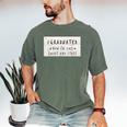 I Graduated Now I'm Like Smart & Stuff Tee Graduation Shirts Men's Comfort Colors T-Shirt Moss