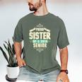 Graduation 2019 TShirt Proud Sister Of A Senior Men's Comfort Colors T-Shirt Moss