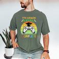 Graduation 5th Grade Level Complete Gamer Class 2021 Gaming Men's Comfort Colors T-Shirt Moss