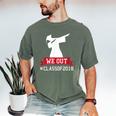 Graduation Class 2018 Dabbing College Grad Shirt Men's Comfort Colors T-Shirt Moss
