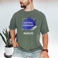 Graduation Graduated Electrical Engineering Degree Student Men's Comfort Colors T-Shirt Moss