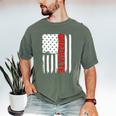 Graduation High School College Flag Graduate T Shirt 2018 Men's Comfort Colors T-Shirt Moss