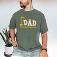 Happy Father's Day Construction For Son DAD Father's Day Men's Comfort Colors T-Shirt Moss
