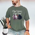 Happy Valentines Day Self Introvert Humor Antisocial Men's Comfort Colors T-Shirt Moss