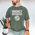 Highly Defensive Armadillo Shield Introvert Boundaries Men's Comfort Colors T-Shirt Moss Highly Defensive Armadillo Shield Introvert Boundaries Men's Comfort Colors T-Shirt Moss