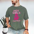 Hot Girls Read Books Cute Book Reader Women Men's Comfort Colors T-Shirt Moss Hot Girls Read Books Cute Book Reader Women Men's Comfort Colors T-Shirt Moss