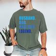 Husband Dad Pool Guy Legend Men Men's Comfort Colors T-Shirt Moss Husband Dad Pool Guy Legend Men Men's Comfort Colors T-Shirt Moss