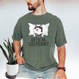 Husky Dog Pajama Husky Official Sleepshirt Mom Dad Kid Men's Comfort Colors T-Shirt Moss
