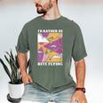 I'd Rather Be Kite Flying Throwback Hobby Memory Kite Men's Comfort Colors T-Shirt Moss I'd Rather Be Kite Flying Throwback Hobby Memory Kite Men's Comfort Colors T-Shirt Moss