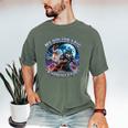 I'm A Beast Alpha Man Alpha Wolves Jokes Dad Papa Alpha Wolf Men's Comfort Colors T-Shirt Moss