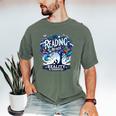 Introvert Reader Bibliofile Bookworm Loves Books Men's Comfort Colors T-Shirt Moss