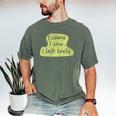 Introvert Shy Person Joke Anti-Social Quote Men's Comfort Colors T-Shirt Moss
