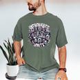 Introverts Unite Quirky Solitude Men's Comfort Colors T-Shirt Moss