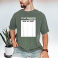 It's My Graduation Sign My Shirt Class Of 2022 For Men Women Men's Comfort Colors T-Shirt Moss