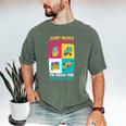 Just Built Different I'M From The 1900S Retro Men's Comfort Colors T-Shirt Moss