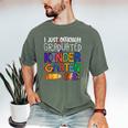 Kids Kindergarten Graduation Class Of 2021 Shirt I Just Graduated Men's Comfort Colors T-Shirt Moss