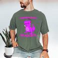 Kids Kindergarten Graduation Idea For Girls Dinosaur Men's Comfort Colors T-Shirt Moss