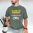 Kids Second Grade Graduation Video Game Shirt Men's Comfort Colors T-Shirt Moss