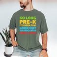 Kids So Long PRE-K It's Been Fun Shirt Boy Girl Graduation Men's Comfort Colors T-Shirt Moss