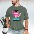 Kindergarten Graduation Tee Shirt Pink Owl T-Shir Men's Comfort Colors T-Shirt Moss